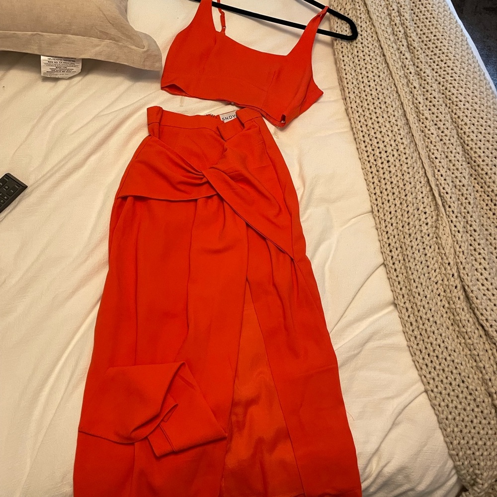 Two piece petal and pup matching set